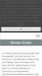 Mobile Screenshot of monika-gruber.de