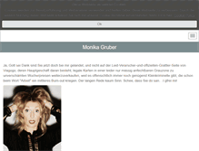 Tablet Screenshot of monika-gruber.de